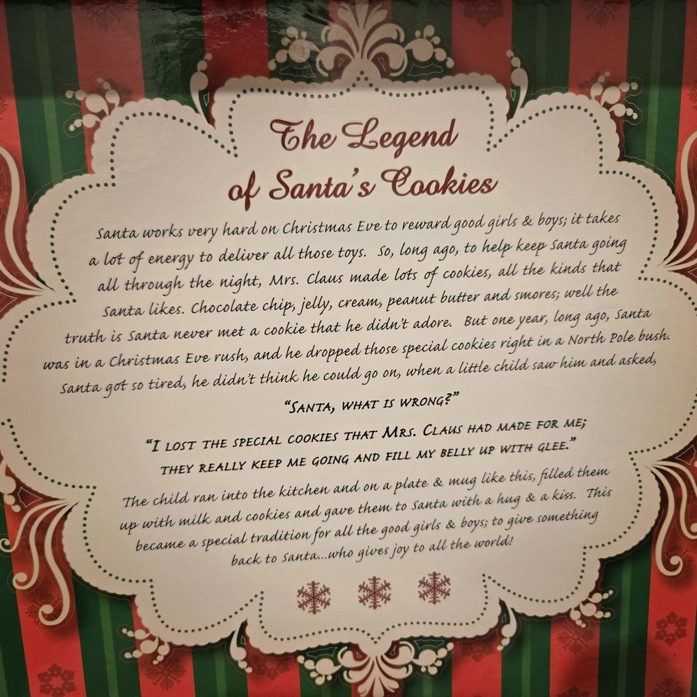 The Legend of Santa's Cookies Sign